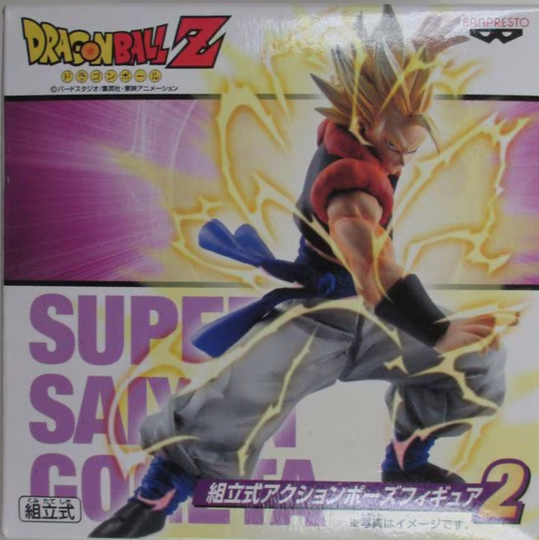 Banpresto Dragon Ball Z Assembly Action Pose Super Saiyan Part 2 Gogeta Trading Figure