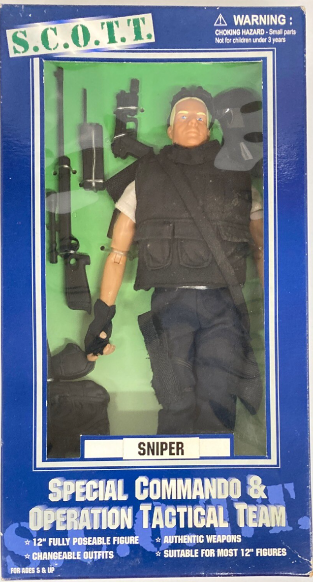 Unicorn International 1/6 12" S.C.O.T.T. Special Commando Operation Tactical Team Sniper Action Figure