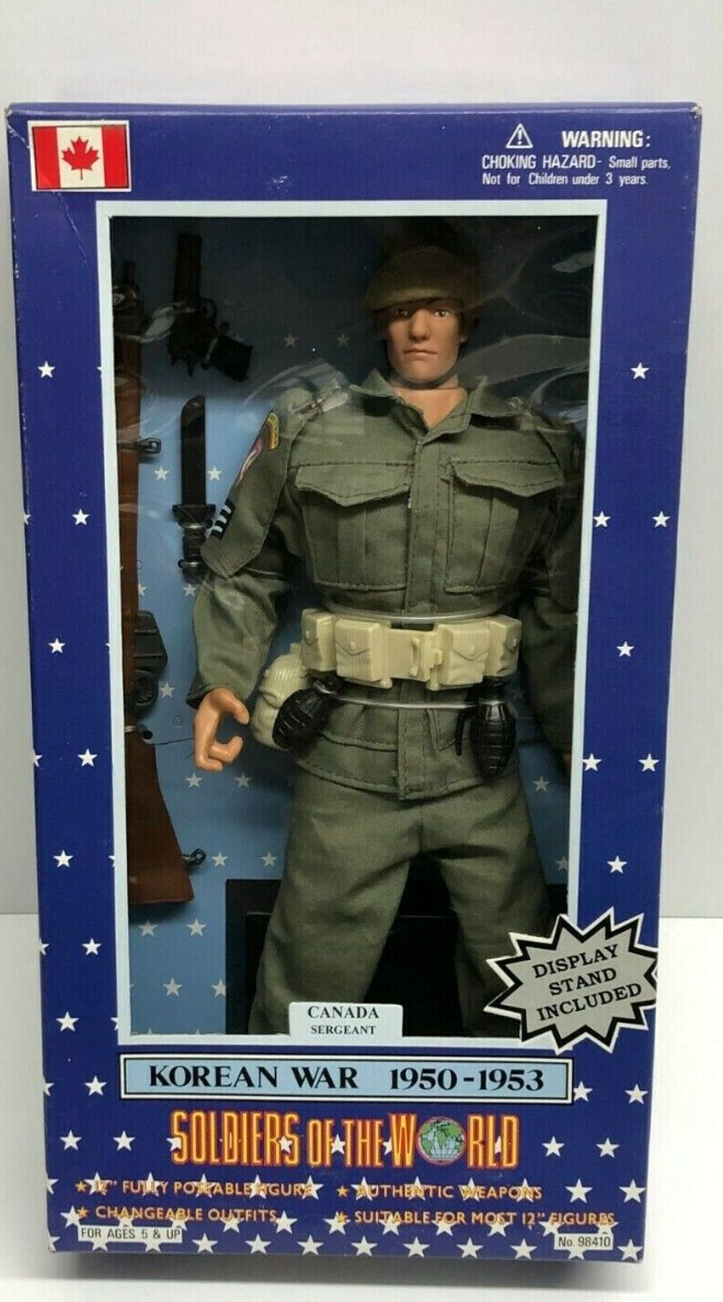 Formative international 1/6 12" Soldiers of the World Korean War 1950-1953 Canada Sergeant Action Figure