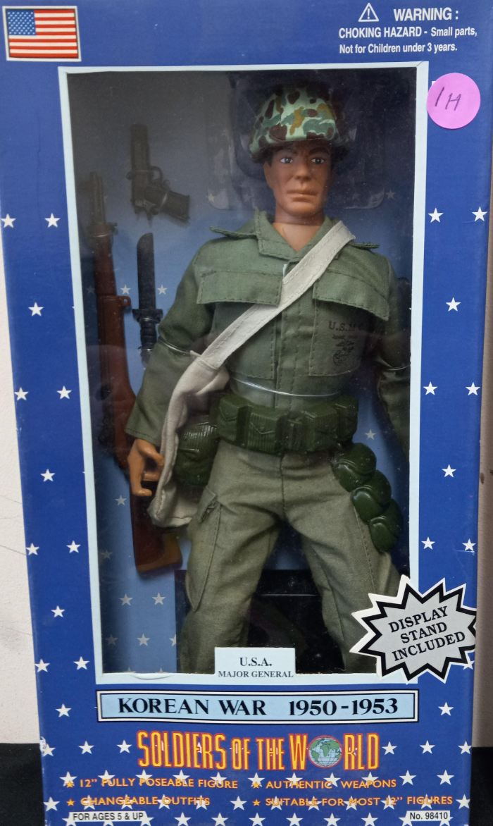 Formative international 1/6 12" Soldiers of the World Korean War 1950-1953 U.S.A. Major Gernal Action Figure