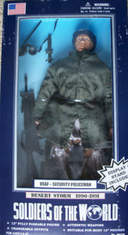 Formative international 1/6 12" Soldiers of the World Desert Storm 1990-1991 USAF Security Policeman Action Figure