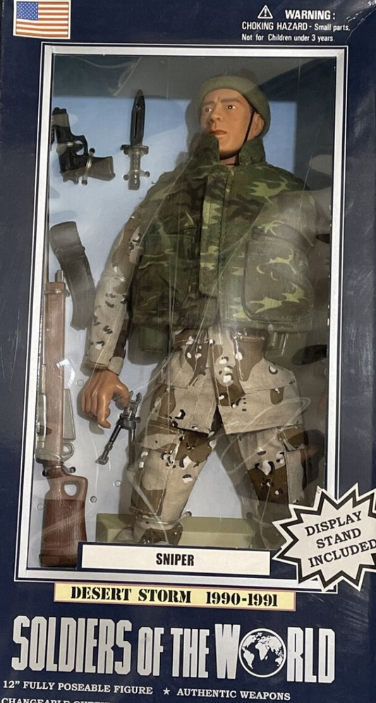 Formative international 1/6 12" Soldiers of the World Desert Storm 1990-1991 Sniper Action Figure