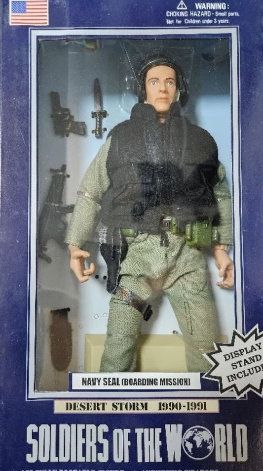 Formative international 1/6 12" Soldiers of the World Desert Storm 1990-1991 Navy Seal Boarding Mission Action Figure