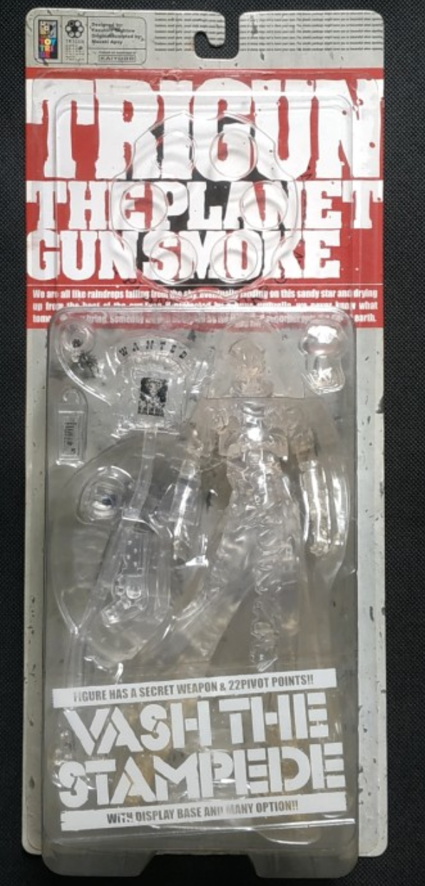 Kaiyodo Trigun The Planet Gun Smoke Vash The Stampede Clear ver Action Figure