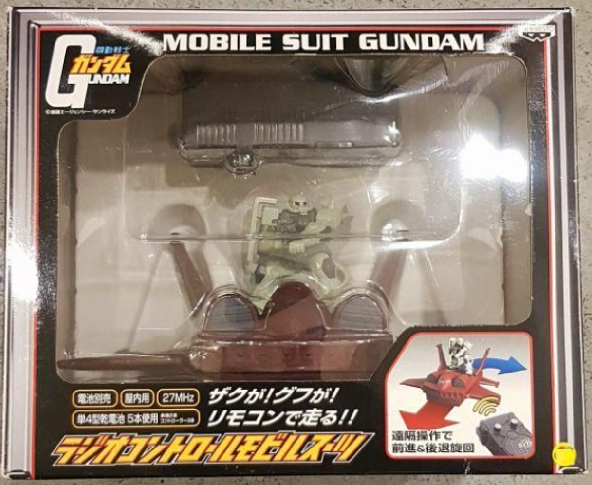 Banpresto Mobile Suit Gundam Radio Control Zaku ver 4" Action Figure