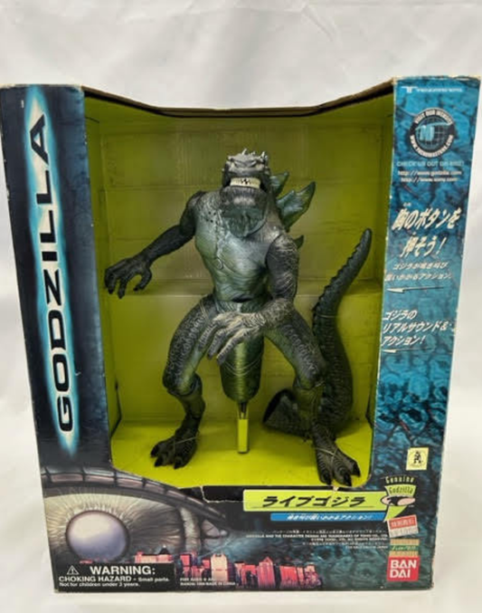 Trendmasters 1998 Godzilla Living Godzilla with Motorized Attack & Roar Trading Figure