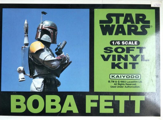 Kaiyodo 1/6 Star Wars Soft Vinyl Kit Boba Fett Model Kit Figure