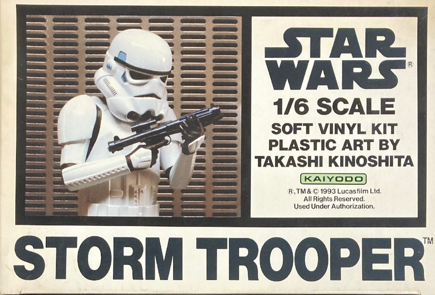 Kaiyodo 1/6 Star Wars Soft Vinyl Kit Storm Trooper Model Kit Figure