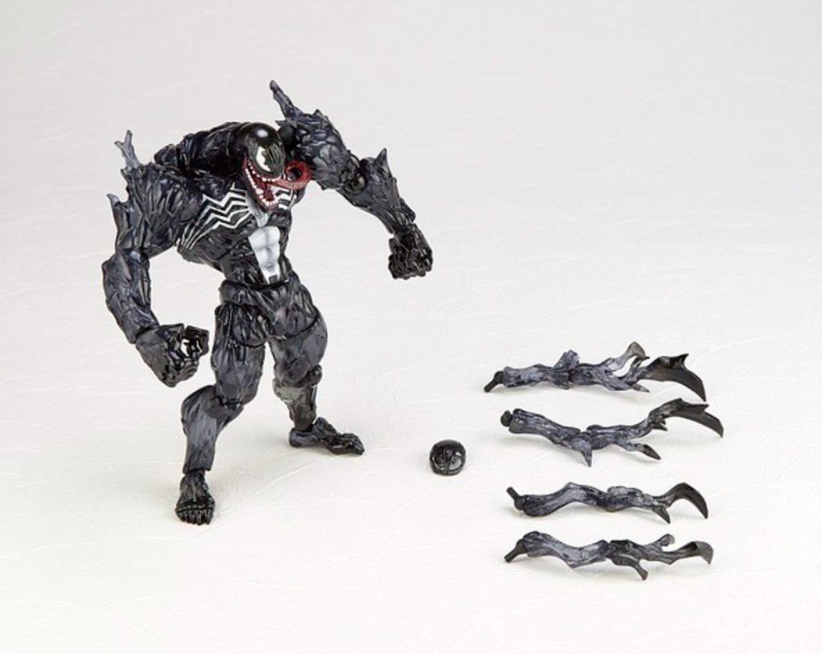 Kaiyodo Revoltech Amazing Yamaguchi 003 Marvel Spider-Man Venom Invisible Color ver Action Figure