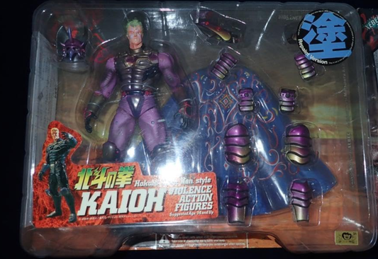 Kaiyodo Xebec Toys Fist of The North Star Hokuto Ryuh Ken Style Kaioh Repaint Version Action Figure