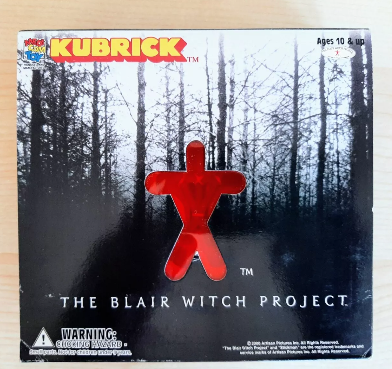 Medicom Toy Kubrick 100% The Blair Witch Project 3 Trading Figure Set