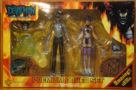 Fewture Devilman Go Nagai More Than Demon Premium Boxed Devil Fusion Akira & Elis Conscious Miki  Action Figure Set