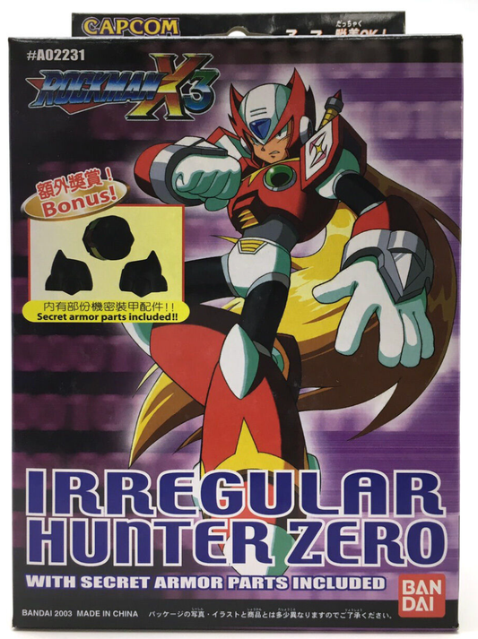 Bandai Capcom #A02231 Mega Man Rockman X3 Irregular Hunter Zero Model Kit Figure