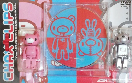 Medicom Toy Chax Clips Be@rbirck Kubrick 100% Gloomy Bear Kumakikai Action Figure Set
