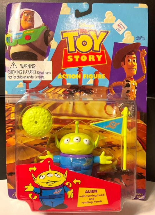 Thinkway 1995 Disney Pixar Toy Story Alien Action Figure
