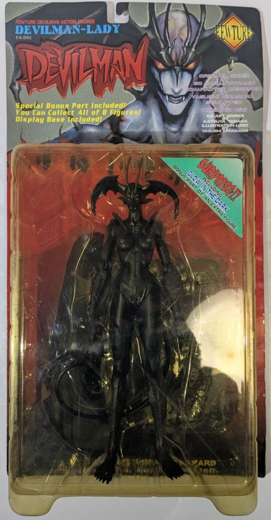 Fewture Devilman Go Nagai Devilman Lady  Glow In The Dark Black ver Trading Figure