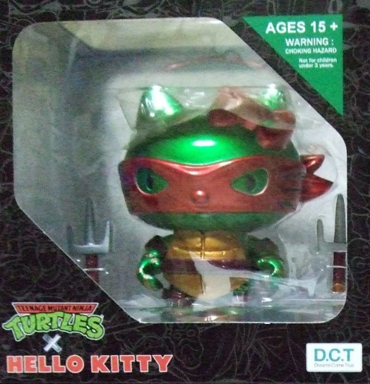 Dream Comes True DCT 2013 TMNT Teenage Mutant Ninja Turtles x Sanrio Hello Kitty Michelangelo ver Action Figure