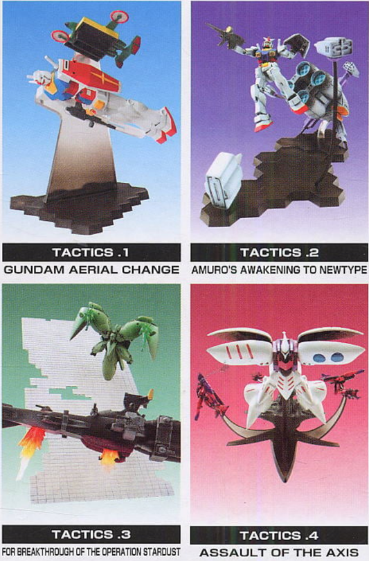 Bandai Mobile Suit Gundam Tactics Part 3 4 Trading Figure Set
