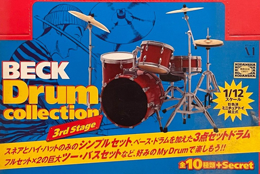 Kodansha 1/12 Beck Drum Collection 3rd Stage 5 Trading Figure Set