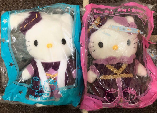 Mcdonalds 2001 Hello Kitty Dear Daniel McSweet Millennium Love Wedding France ver 2 Plush Doll Figure Set