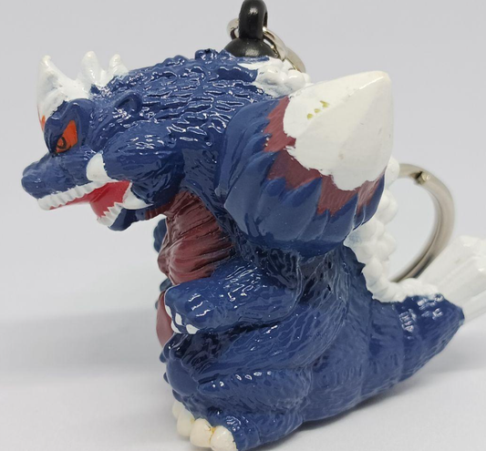 Banpresto 1997 Toho Godzilla Space Godzilla Key Chain Holder 2" Trading Figure