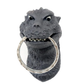 Folkart Toho Godzilla 1954 Magnet Key Ring Chain Holder 2" Trading Figure