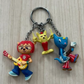 Um Jammer Lammy Triple Character Key Chain Holder Mascot Strap Trading Figure