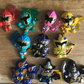 Bandai Power Rangers Mystic Force Magiranger Gashapon 10 Mascot Magnet Collection Figure Set