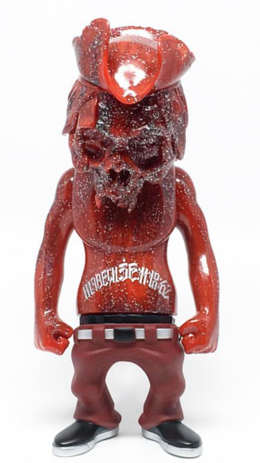 Secret Base Pushead Usugrow Rebel Captain Glitter Red ver 6" Vinyl Figure
