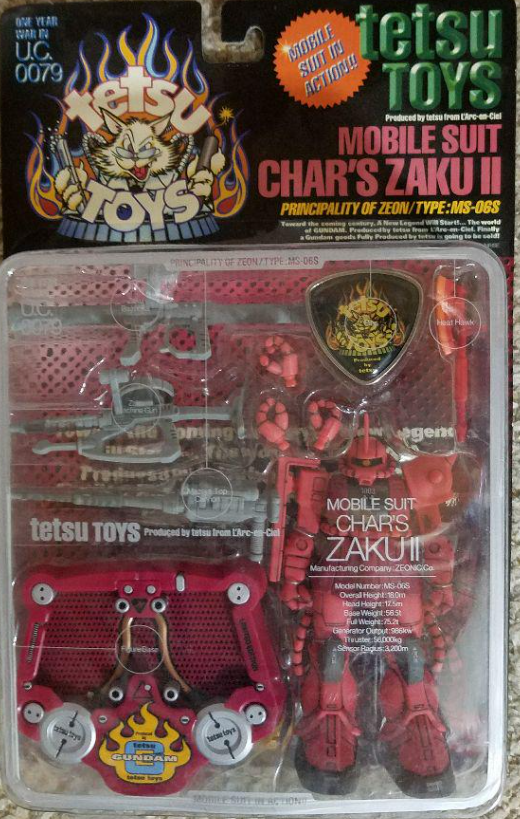 Bandai Tetsu Toys Mobile Suit in Action MSIA MIA Gundam Char's Zaku II 1 Year War 0079 ver Figure