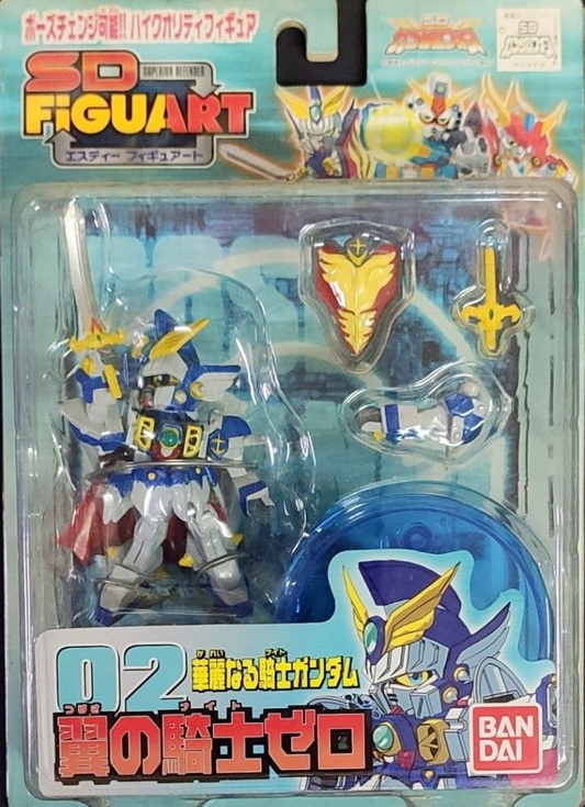 Bandai Mobile Suit Gundam SD Superior Defender Figuart 02 Zero The Winged Knight Action Figure