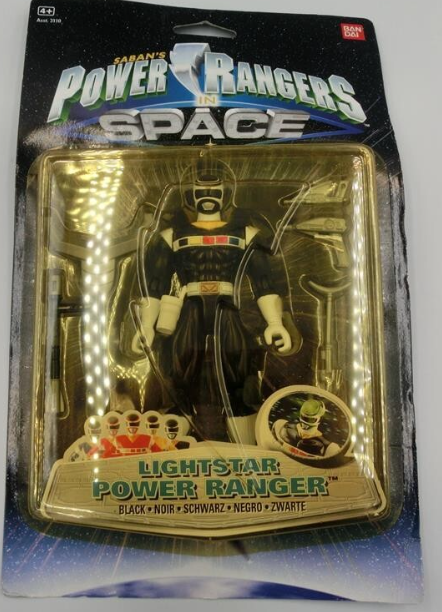 Bandai Power Rangers In Space Megaranger Lightstar Mega Black Action Figure