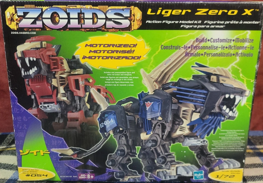 Hasbro Zoids 1/72 #054 Liger Zero X Model Kit Action Figure