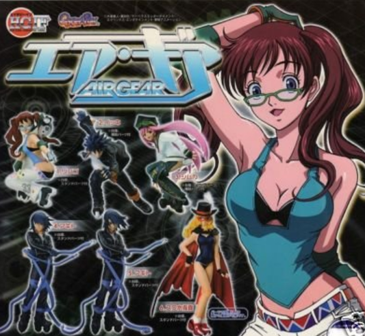 Bandai Air Gear Gashapon Vol 1 6 Collection Figure Set