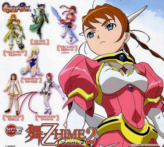 Bandai Mai Hime 2 Gashapon 6 Collection Figure Set