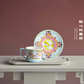 The Peanuts Snoopy Taiwan Kebuke Limited Ceramics Porcelain Tea Cup & Plate Set