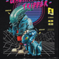 Echoes Gallery 1989 Galaxy Tripper Alien Hawalien & Nekolien 9" Vinyl Action Figure