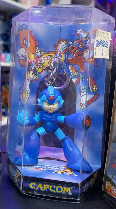 Capcom Mega Man Rockman X Mascot Strap Key Chain Trading Figure
