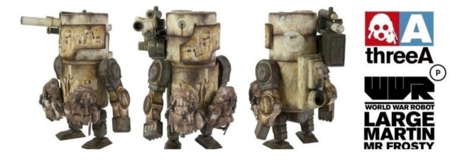 ThreeA 3A Toys 1/12 Ashley Wood WWRp World War Robot Large Martin