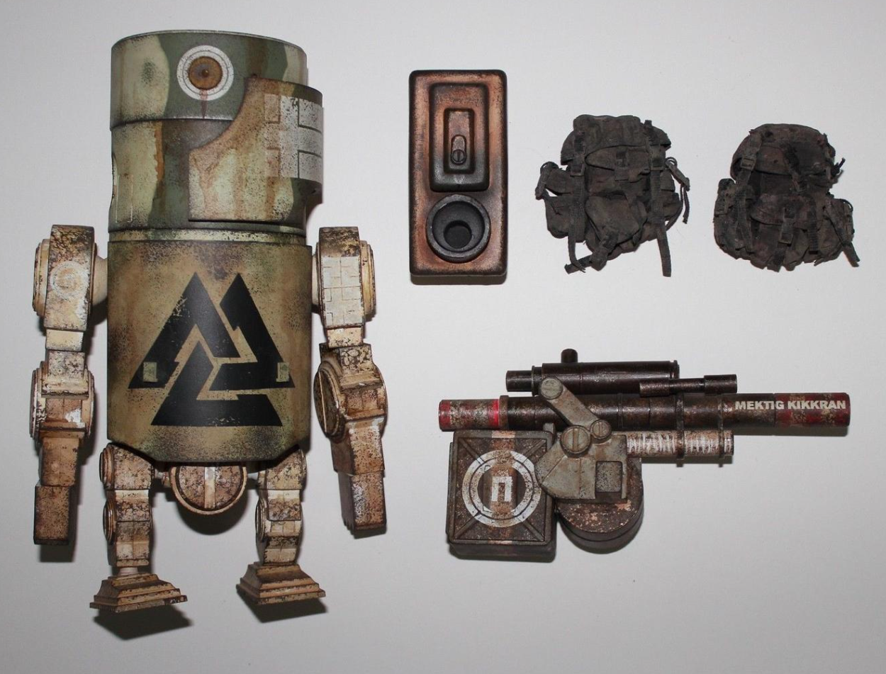 ThreeA 3A Toys 1/12 Ashley Wood WWRp World War Robot Large Martin Norge Defense ver 9" Vinyl Figure