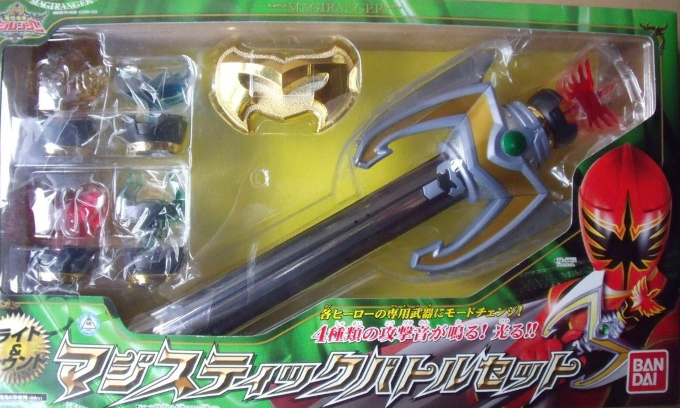 Bandai Power Rangers Mystic Force Magiranger Magic Stick Battle Weapon ...