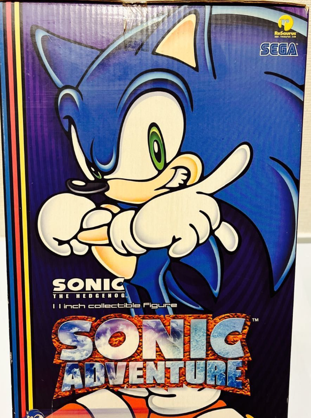 Sega 1999 Sonic Adventure The Hedgehog 11" Soft Vinyl Trading Figure