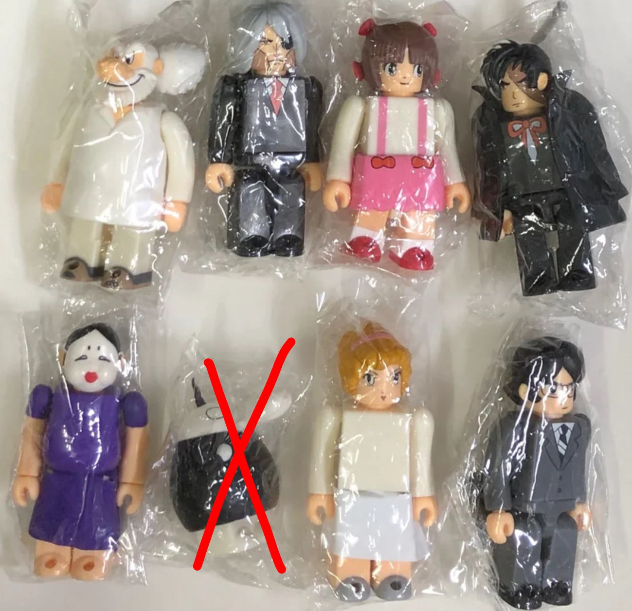 Medicom Toy Kubrick 100% Tezuka Production Series 3 Black Jack 6+1 7 Action Figure Set