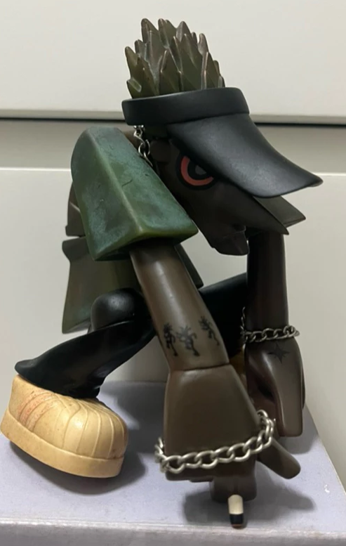 Michael Lau 2002 LMF Lazymuthafucka Crazysmiles Crazychildren Gardener Davy Green ver Vinyl Figure