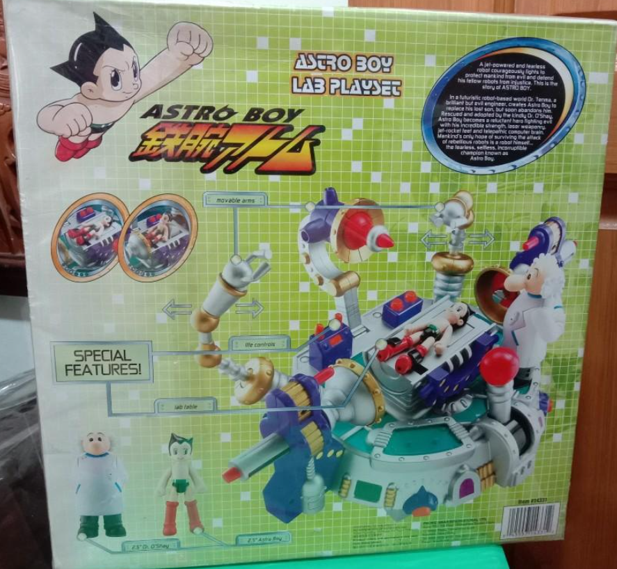 Bandai Namco Tezuka Production Astro Boy Lab Diorama Action Figure Play Set