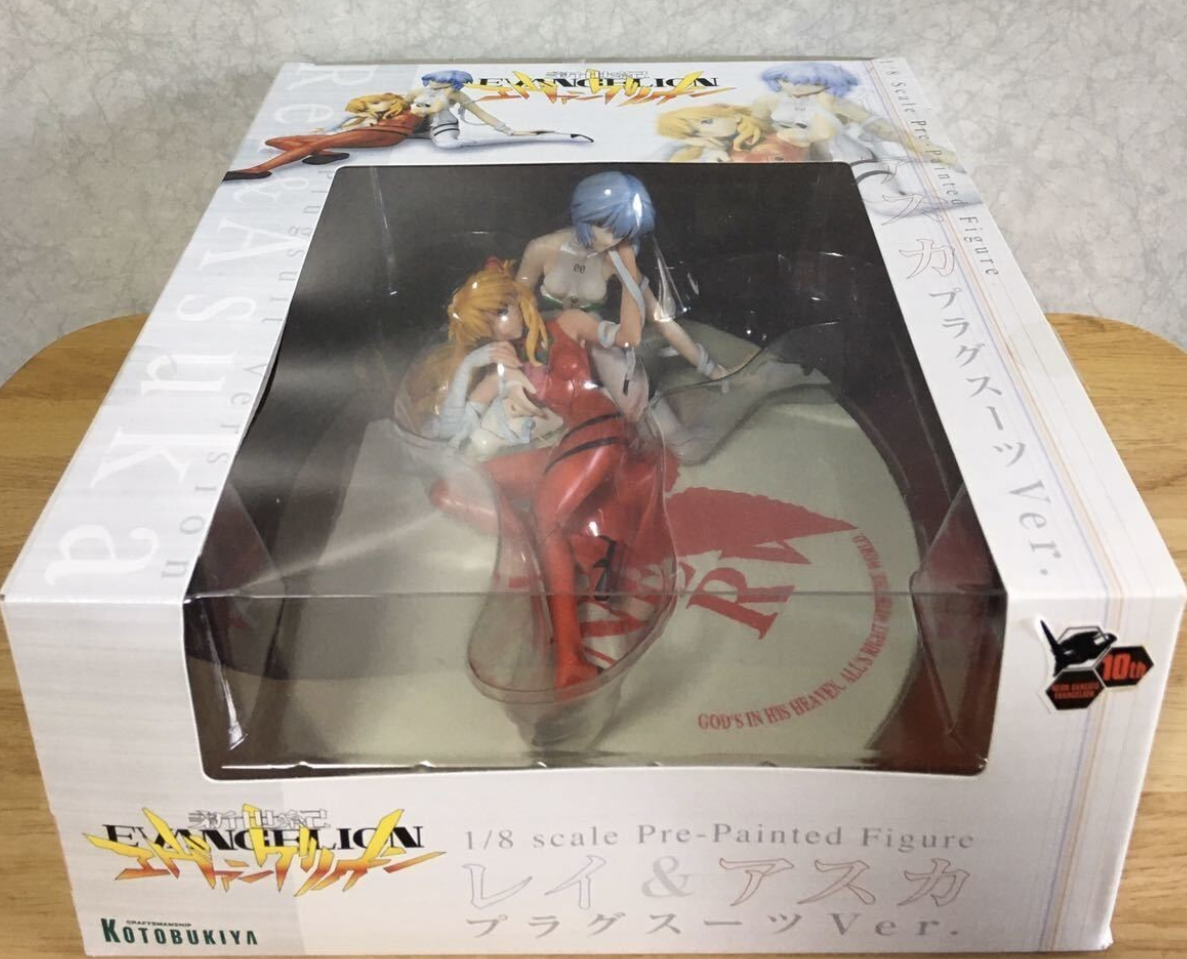 Kotobukiya 1/8 Neon Genesis Evangelion Rei Ayanami & Asuka Langley Soryu Plug Suit ver Pvc Figure