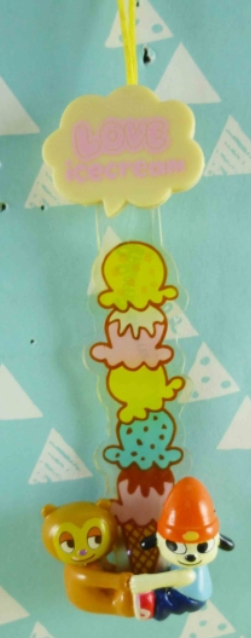 SCP PaRappa the Rapper Strap with Mascot Trading Figure