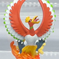 Kaiyodo 2009 Nintendo DS Pokemon Pocket Monster HeartGold and SoulSilver Ho-Oh Trading Figure