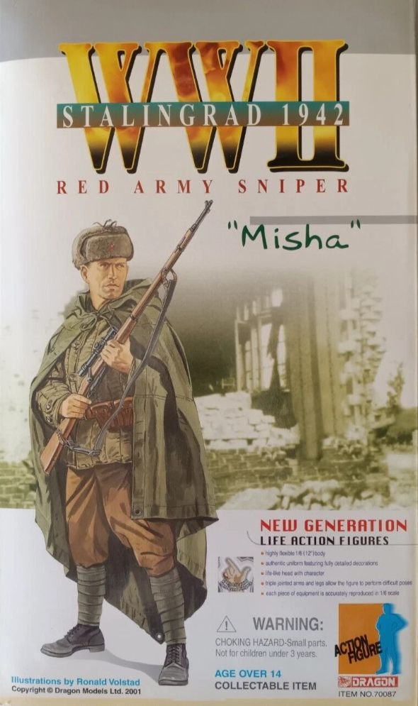 Dragon 12" 1/6 70087 WWII Stalingrad 1942 Red Army Sniper Misha Action Figure