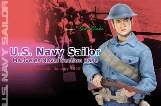 Dragon 1/6 12" 70487 WWII U.S. Navy Sailor Mariveles Naval Section Base Bataan Peninsula 1942 Seaman Sam Blake Action Figure